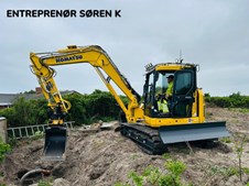 Scantruck A/S leverer avancerede Komatsu-maskiner til flere entreprenører