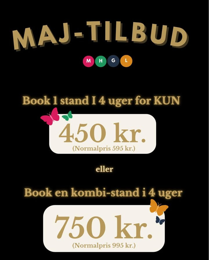 2HandStore kører maj-tilbud på standleje resten af måneden