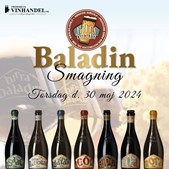 Ølsmagning med syv kvalitetsøl fra Italiens bedste bryggeri, Baladin, den 30. maj