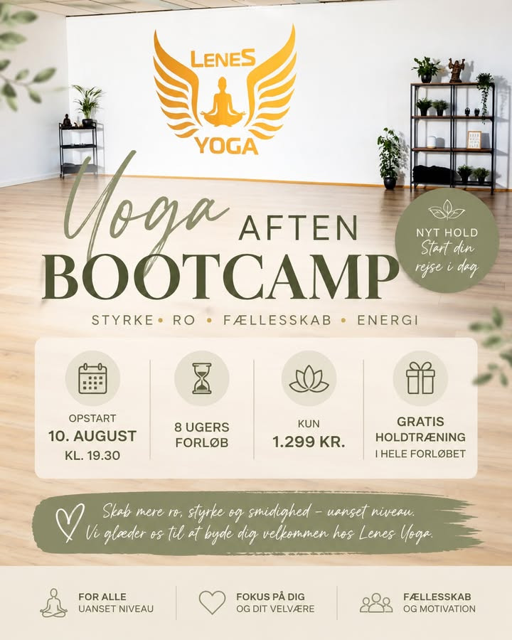 LeneS tilbyder yoga bootcamp en gang om ugen
