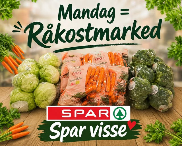 SPAR Visse holder råkostmarked hver mandag