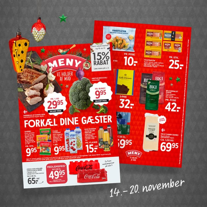 Meny Klarup præsenterer ugens skarpe tilbud til dig og dine gæster