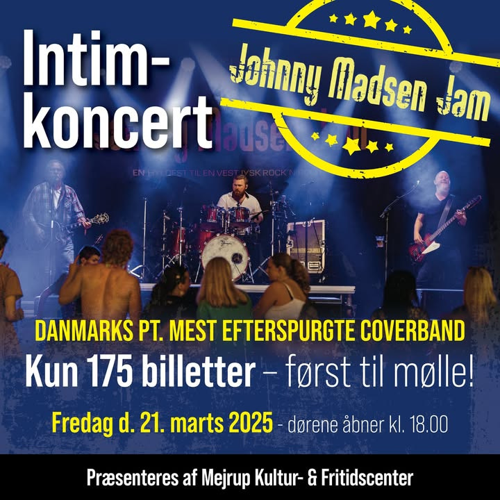 Mejrup Kultur- og Fritidscenter tilbyder de sidste billetter til festlig aften med buffet