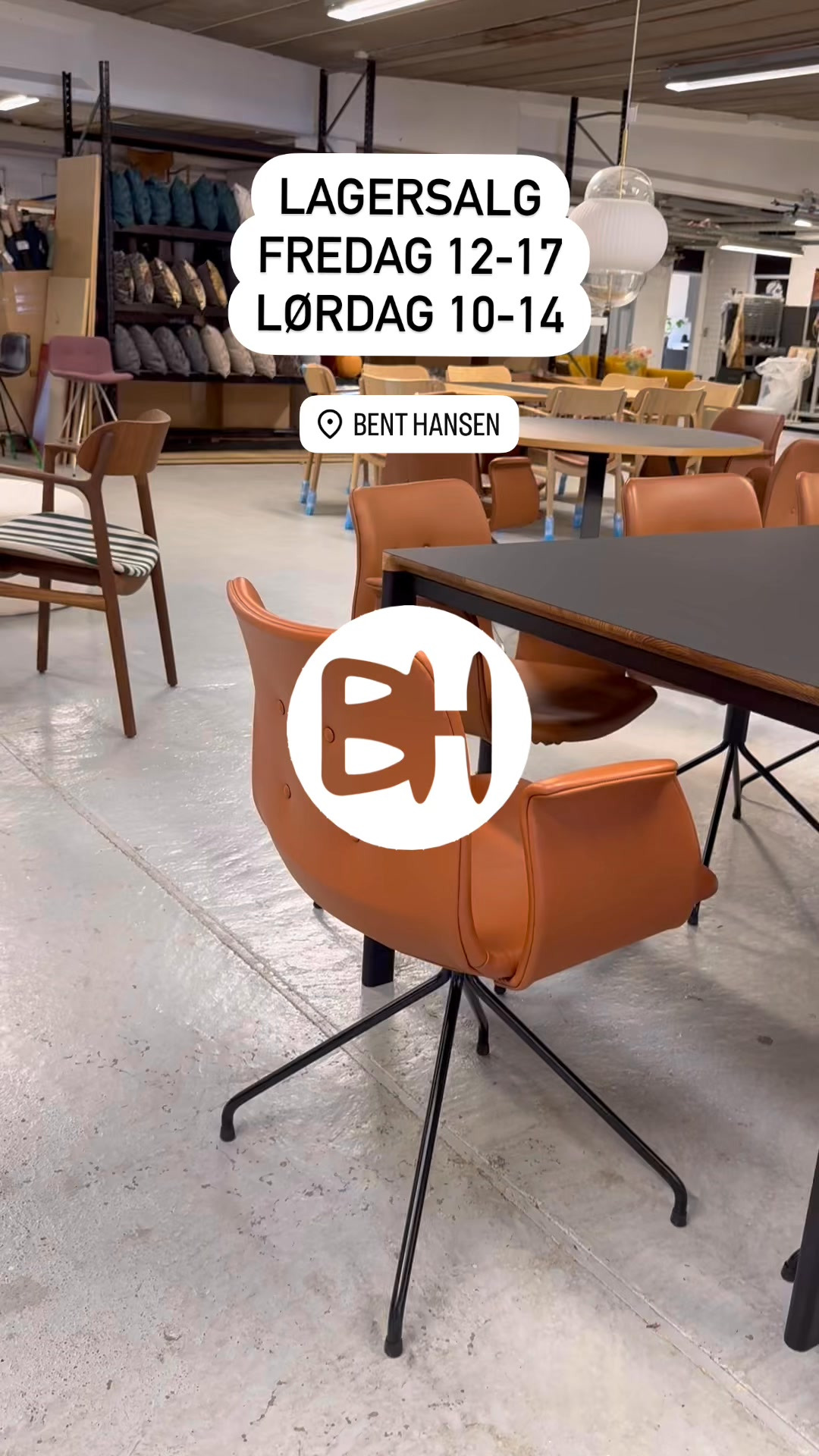 Eksklusivt lagersalg hos Lagersalg.com: Spar op til 70% på Bent Hansen og NICHBA designmøbler i Aalborg