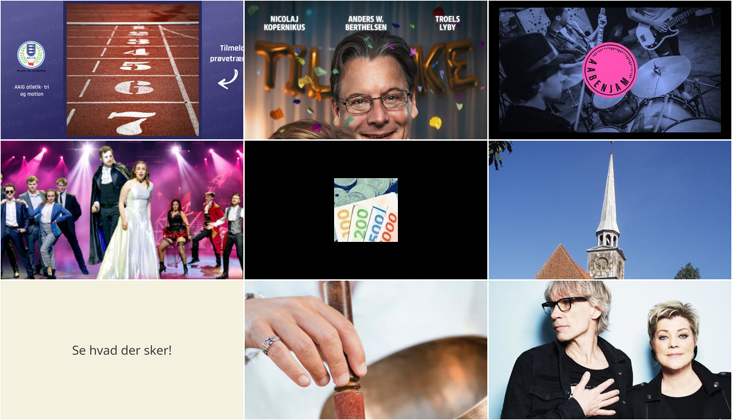 Fællestræning, film, og musikalske oplevelser i vente i Aabenraa