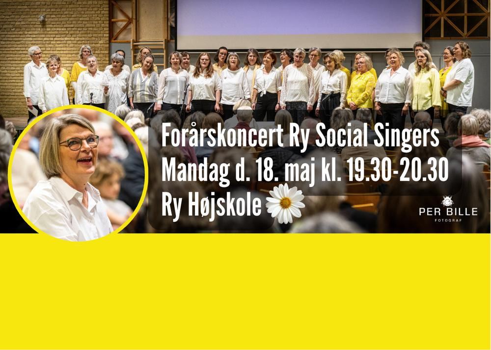 Forårskoncert med Ry Social Singers på Ry Højskole