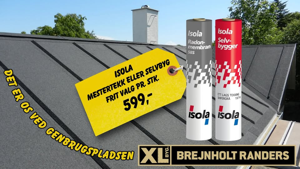 XL-Byg Brejnholt Randers tilbyder Isola til 599 kr. i uge 33