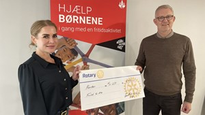 Rotary-donation skal hjælpe flere børn i Randers ind i foreningslivet