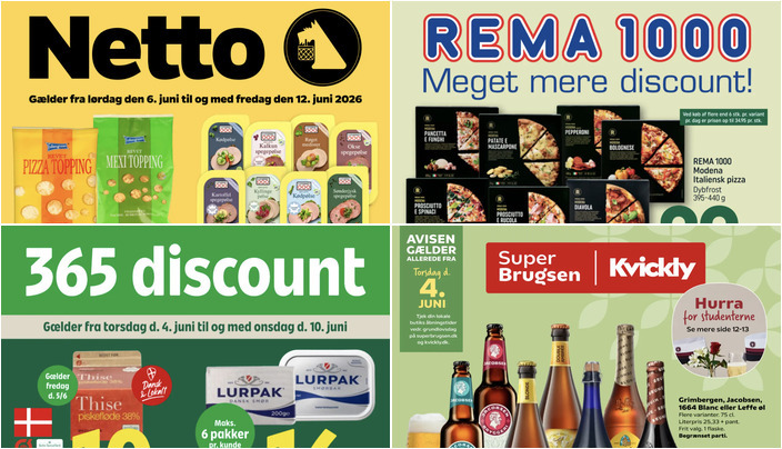 Gode lokale tilbud: Thise økologisk piskefløde til 10 kr. og Bakersfield brød til 12 kr.