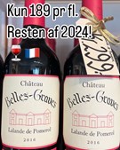 Den gode vino sænker prisen på Belles Graves - Lalande de Pomerol resten af 2024