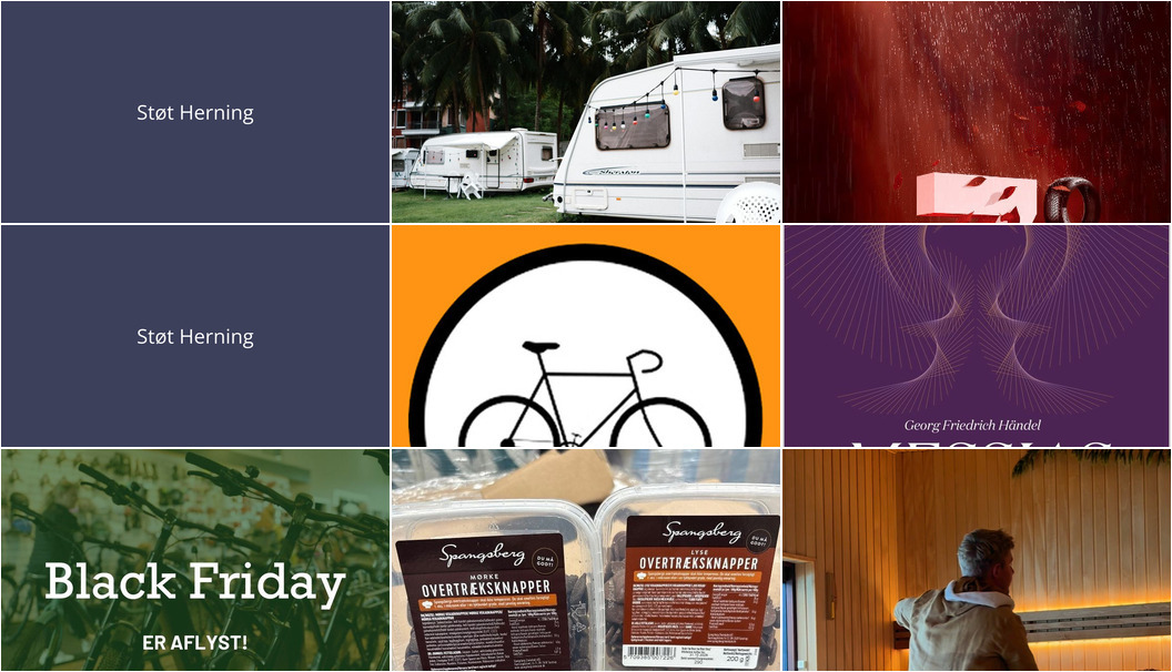 Nyt fra Herning Svømmehal, Autogaarden Herning, Dolphin Hotel Herning og 5 andre