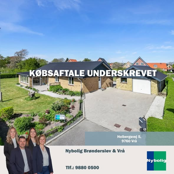 Nybolig Brønderslev & Vrå underskriver købsaftale på ejendom i Vrå