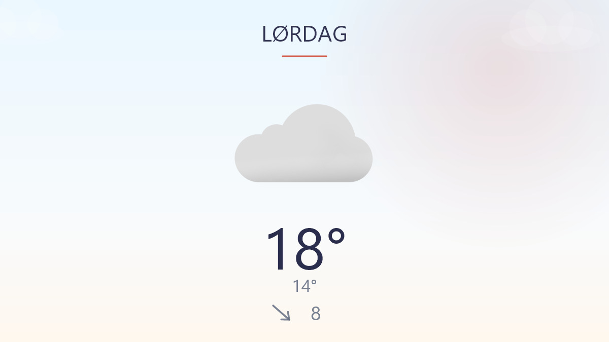 Sol og småblæsende vejr lokker ud i dag