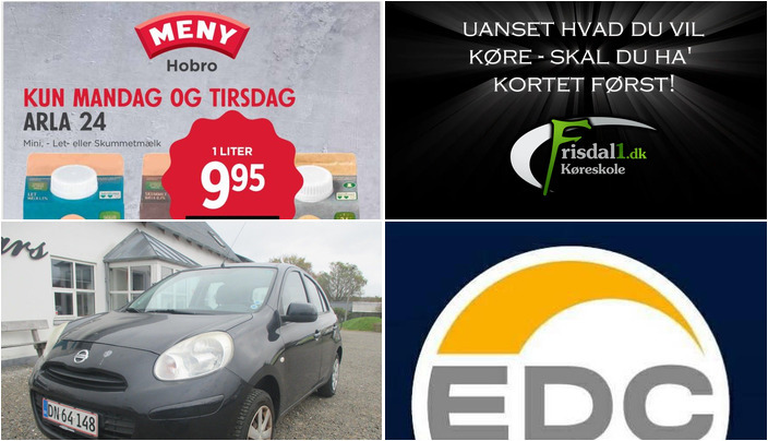 Nyt fra Oscar Biludlejning, Frisdal Køreskole I/S, EDC Søren Jensen og 1 anden