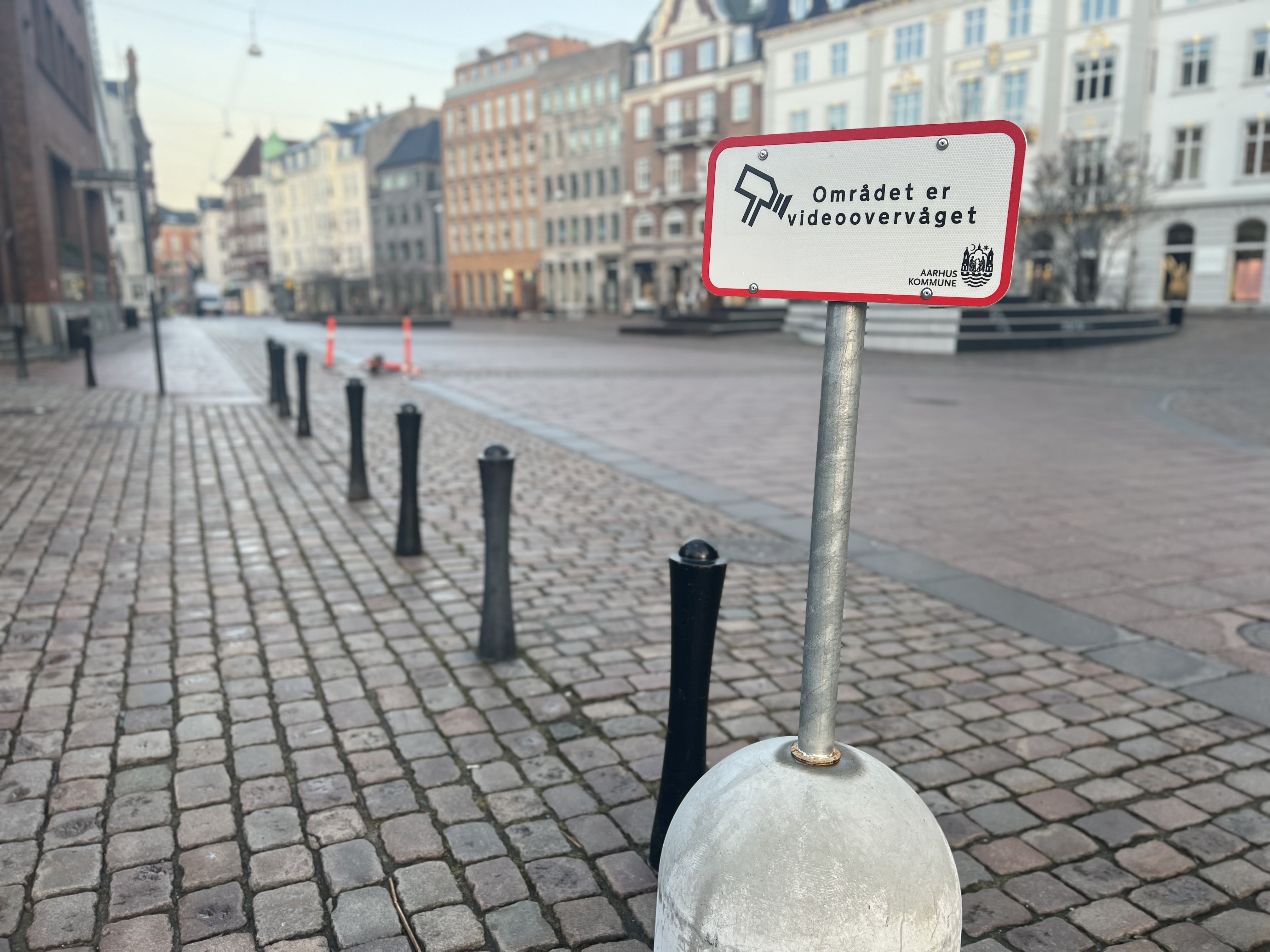 Østjyllands Politi iværksætter midlertidig overvågning af Store Torv