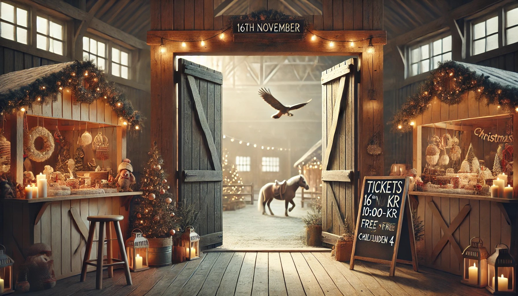 Julestemning og håndværk på Ørnereservatet