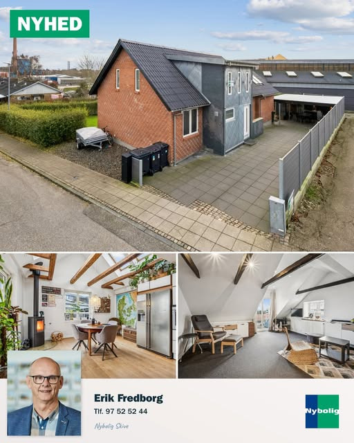 Nybolig Skive I/S præsenterer moderniseret villa tæt på centrum