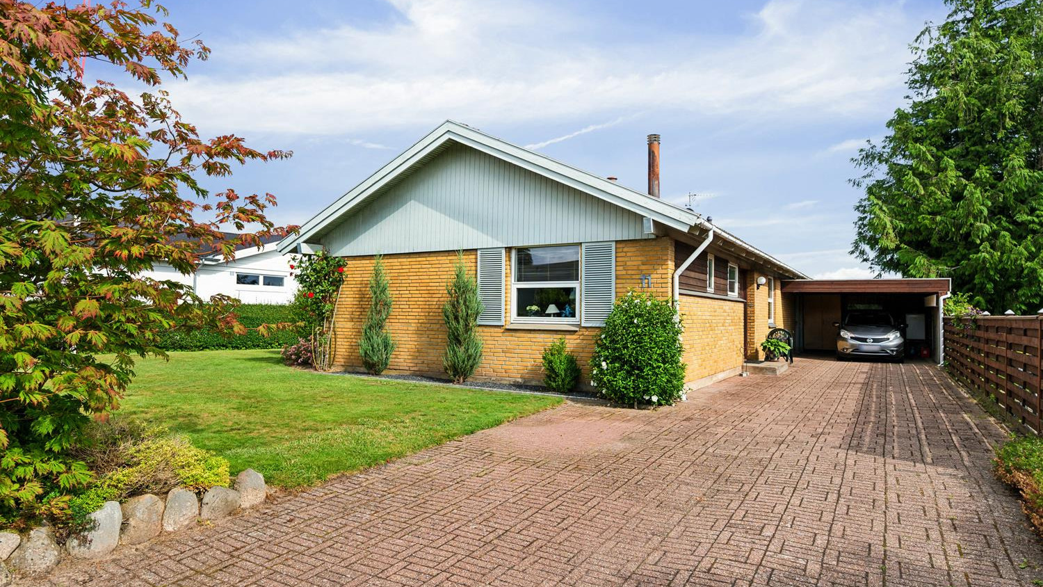 Plads til familieliv og friluftsliv – klassisk etplansvilla i børnevenlige Funder