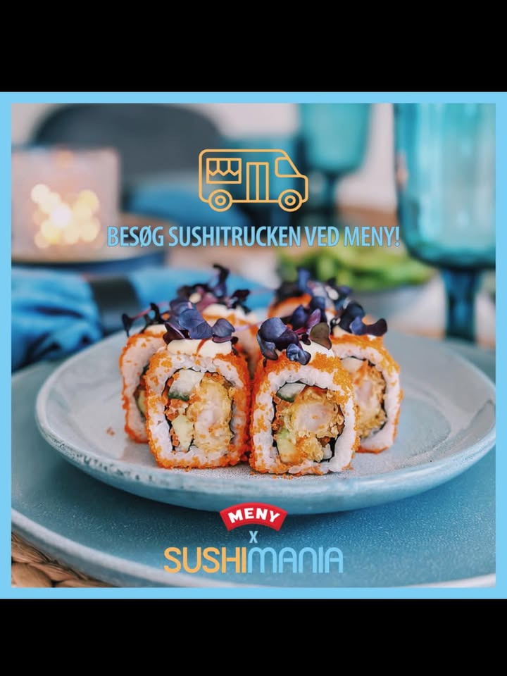Sushimania foodtruck vender tilbage til Meny Gl. Skagensvej i Frederikshavn