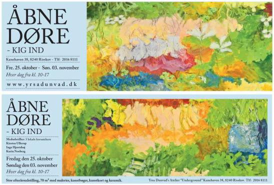 Yrsa Dunvad inviterer til Åbne Døre med kunst og hygge i Risskov