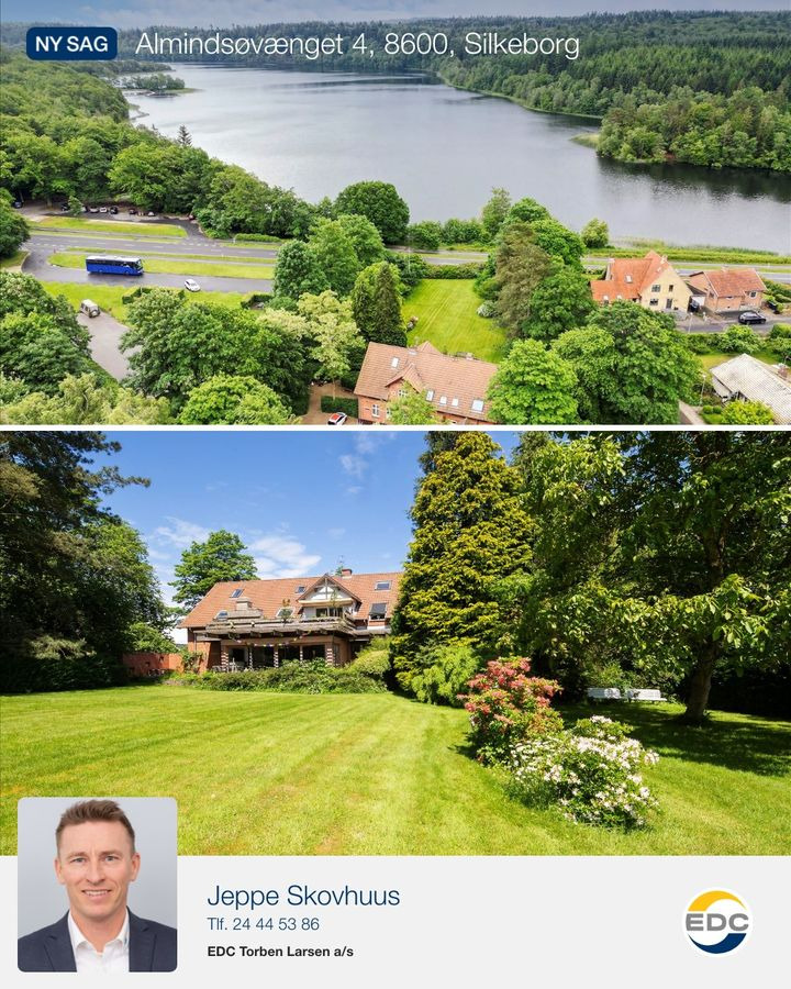 Historisk ejendom på Almindsøvænget præsenteret af EDC Torben Larsen