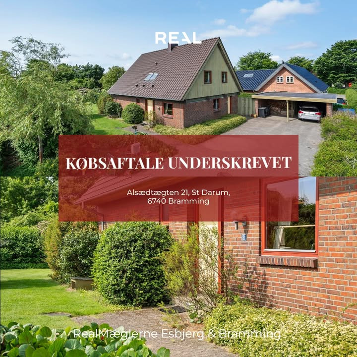 RealMæglerne Esbjerg og Bramming hjælper med nye boligdrømme i St. Darum