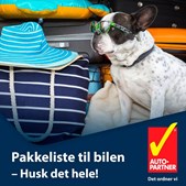 JM Autoteknik deler essentiel pakkeliste til bilferien