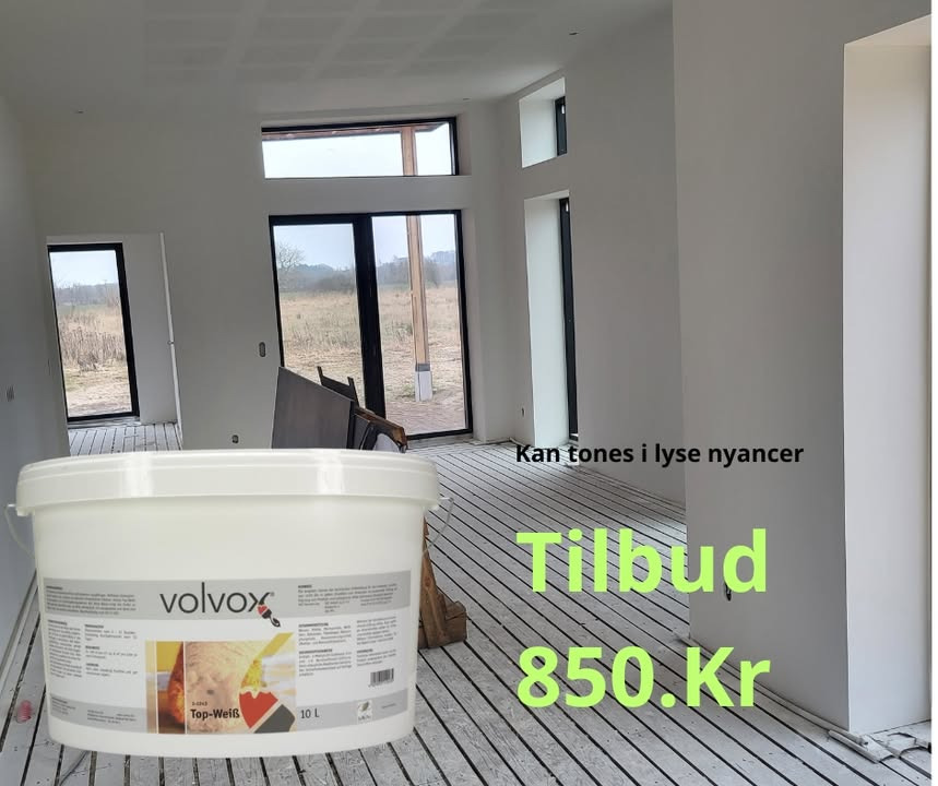 Fairpaint ApS har vaskbar naturmaling til loft og væg