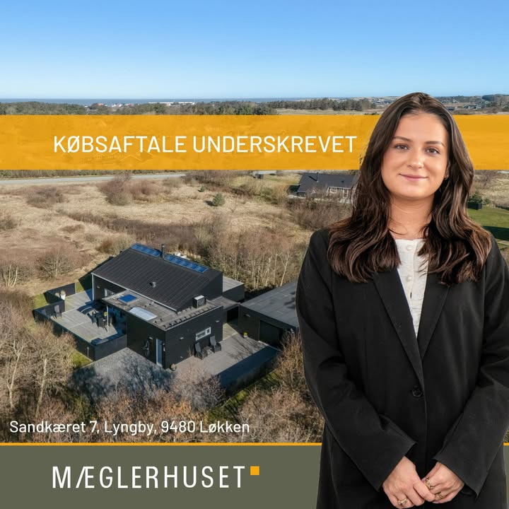 Mæglerhuset Vestkysten I/S sælger Sandkæret 7 direkte fra skuffen