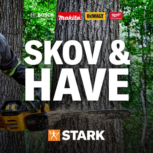 STARK Hobro har stort udvalg af skov- og haveprodukter til sæsonens opgaver