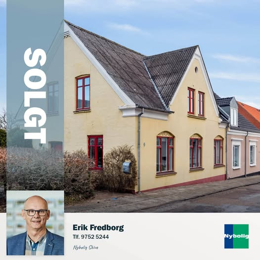 Nybolig Skive I/S fejrer endnu en vellykket bolighandel på Godthåbsvej 9