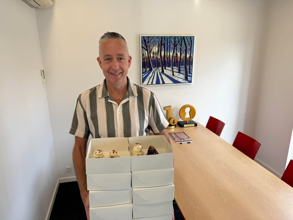 Home Hjørring støtter Kræftens Bekæmpelse med flødeboller på Hjørring messen