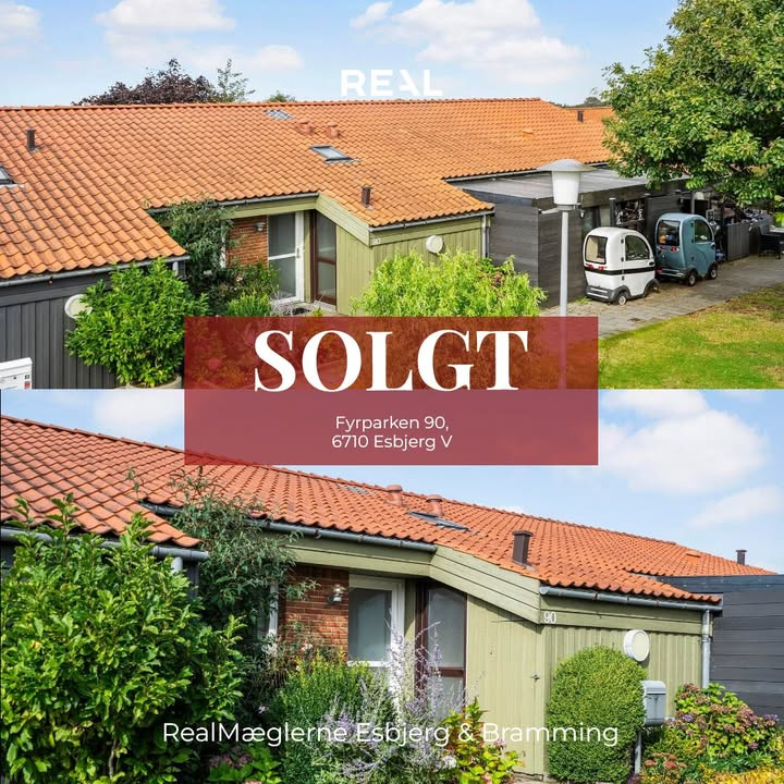RealMæglerne Esbjerg og Bramming fejrer boligsalg på Fyrparken 90 i Esbjerg V