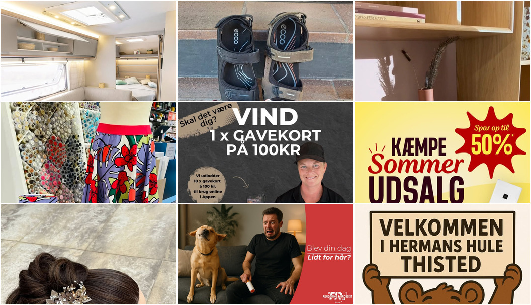 Nyt fra Møllegårdens Camping, Den Høje & Den Uhlig´, BOLIGHUSET THISTED og 12 andre