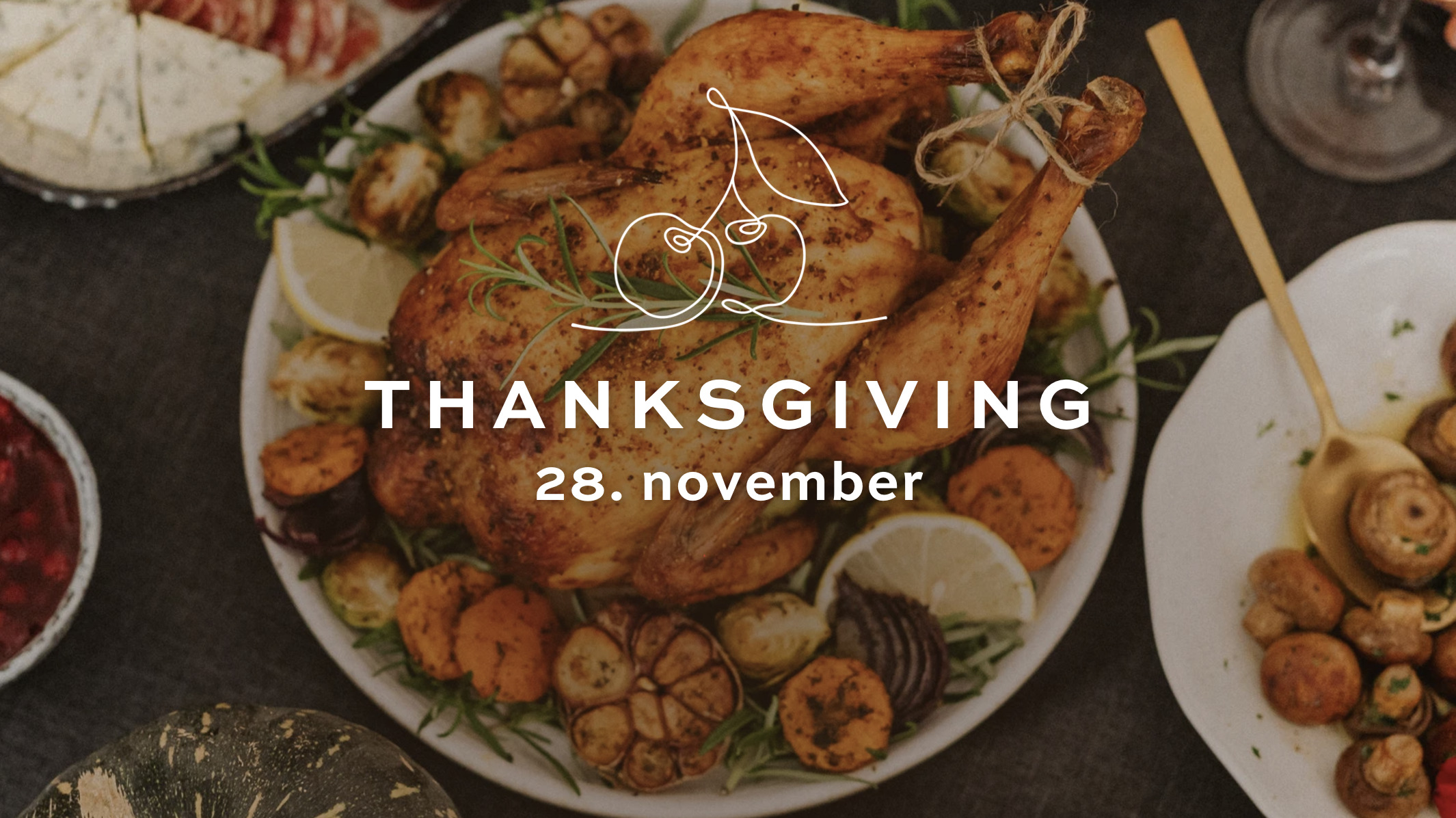 Hyggelig Thanksgiving-fællesspisning på Kirsebærkroen