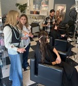 Chlou Frisør glæder sig til at vise ny inspiration efter en inspirerende dag med Tina Mackinder