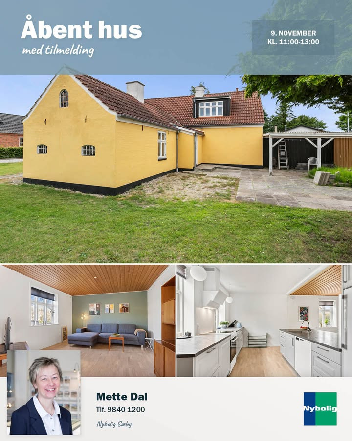 Nybolig Sæby A/S inviterer til åbent hus i Voerså med ny pris