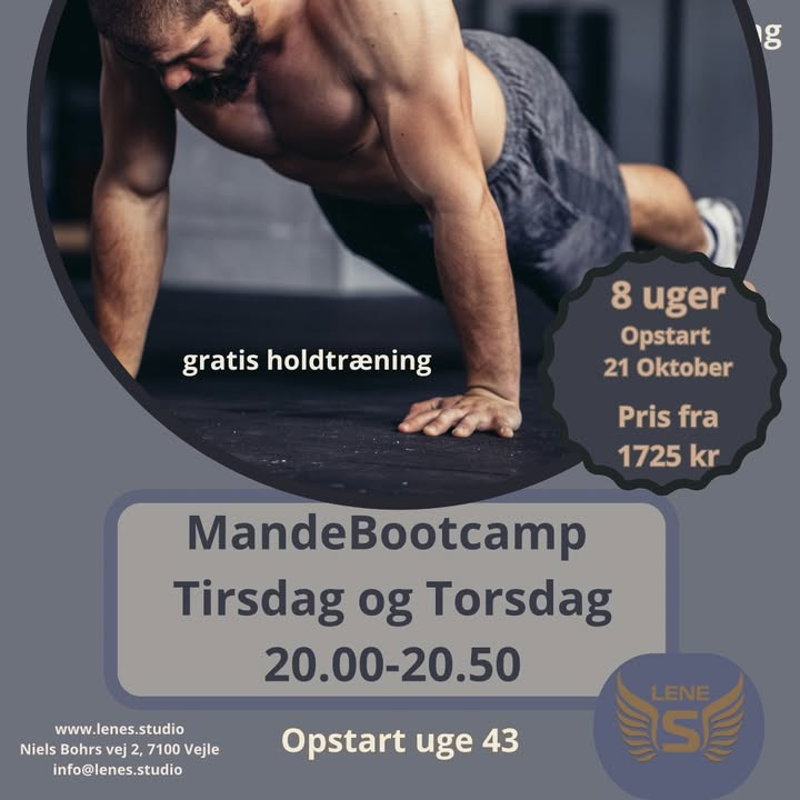 LeneS inviterer mænd til bootcamp i uge 43