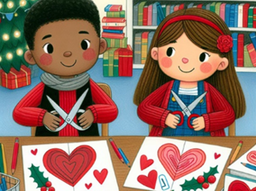 Juleklip for børn på Maribo Bibliotek