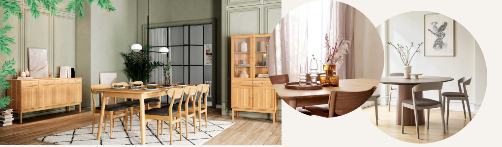 Inspiration til spiseborde hos Bolighuset Thisted: Find det perfekte bord til julemiddagen