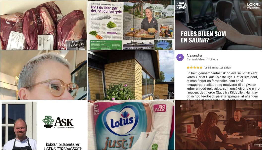 Nyt fra Smykkedesigner Helga Winther, HINSHØJ CARVAN, Slagter Primby og 17 andre