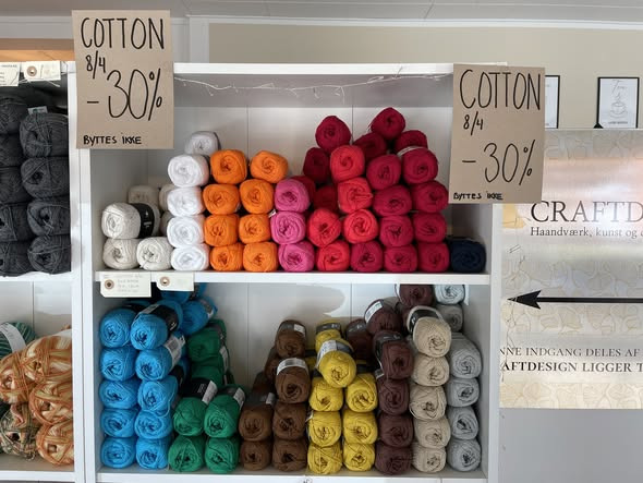 Craftdesign annoncerer sidste udkald for 30% rabat på MayFlower bomuldsgarn