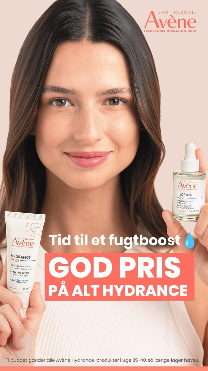Egå Apotek anbefaler Avene Hydrance Boost Serum til dehydreret hud