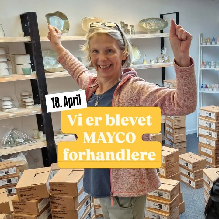 Vesterhavskunst lancerer Mayco-produkter ved Clay Days i Fredericia