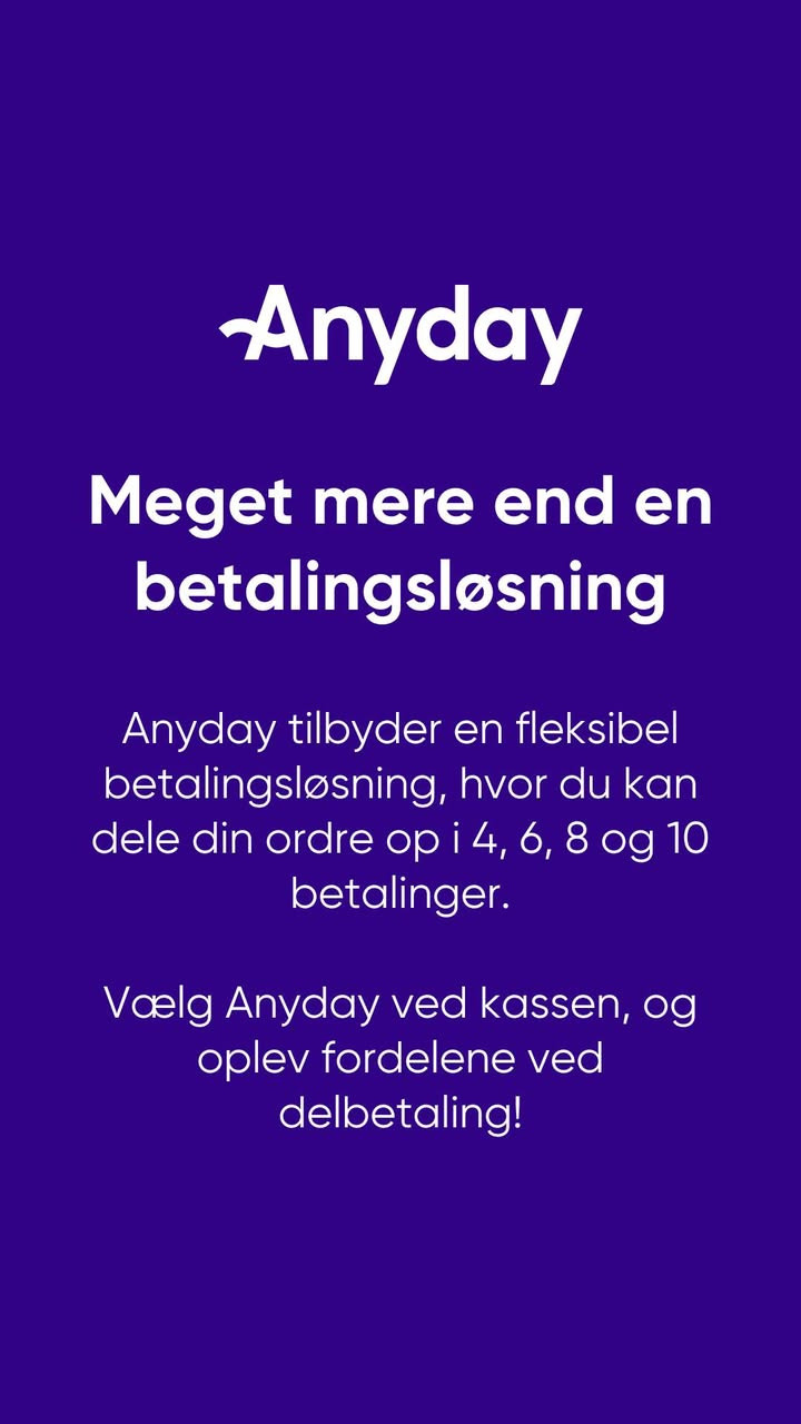 HV Care Hjælpemidler tilbyder Anyday til delbetaling i butikken