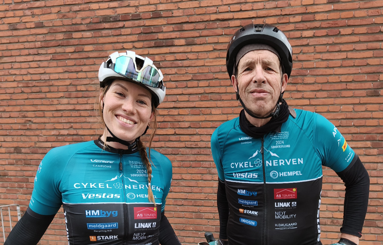 Asbjørn og Esther Dyngby Jensen fra Haderslev cykler Tour de France-bjerge og gør en forskel!