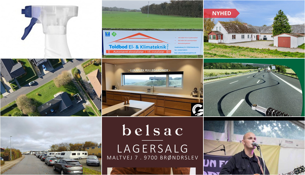 Nyt fra Farvebøtten Brønderslev, Stenum Auto v/ Mads Tilsig, Garant Brønderslev og 6 andre