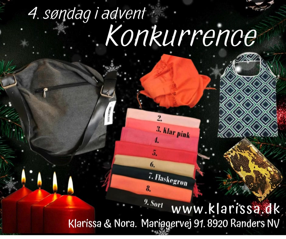 Klarissa & Nora inviterer til adventskonkurrence med flotte præmier