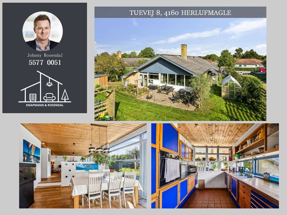 Knapmann & Rosendal ApS tilbyder rummelig 1-plansvilla i Herlufmagle