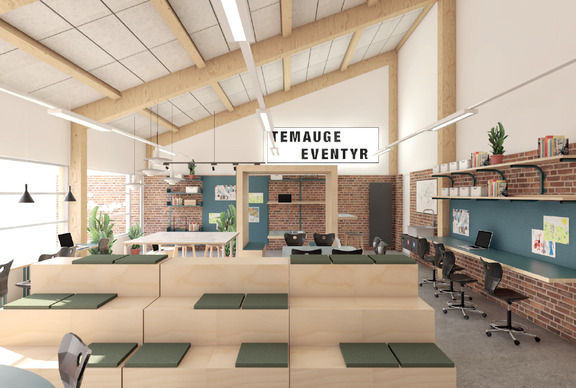 Ny indretning af klasselokaler